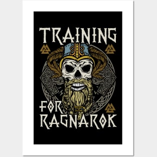 Training for Ragnarök Viking T-Shirt Posters and Art